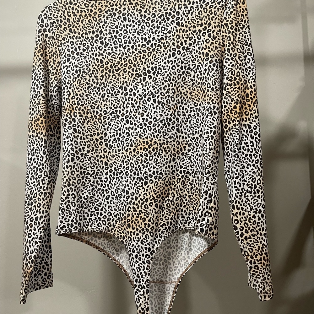 PINK Cheetah Print Body Suit